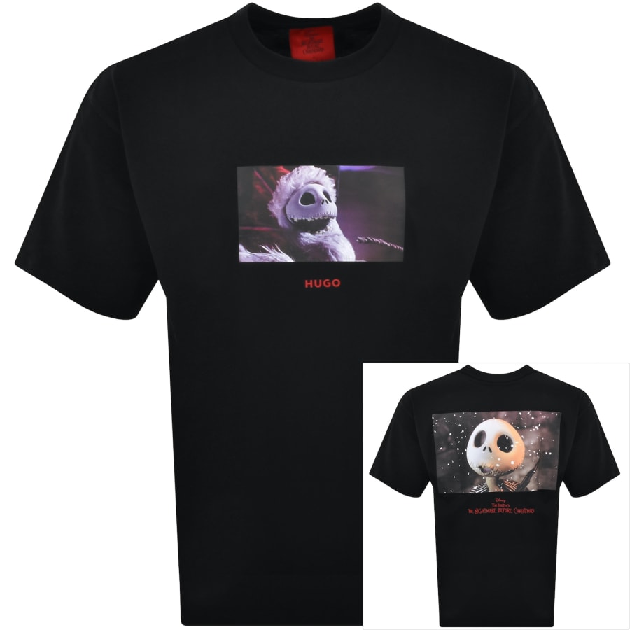 Hugo Nightmare Before Christmas T Shirt Black male XX Large
